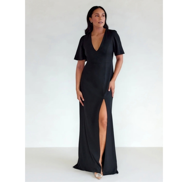PARK & FIFTH La Brea Dress ES Maxi Slot Navy Blue 14 XL - Picture 1 of 13